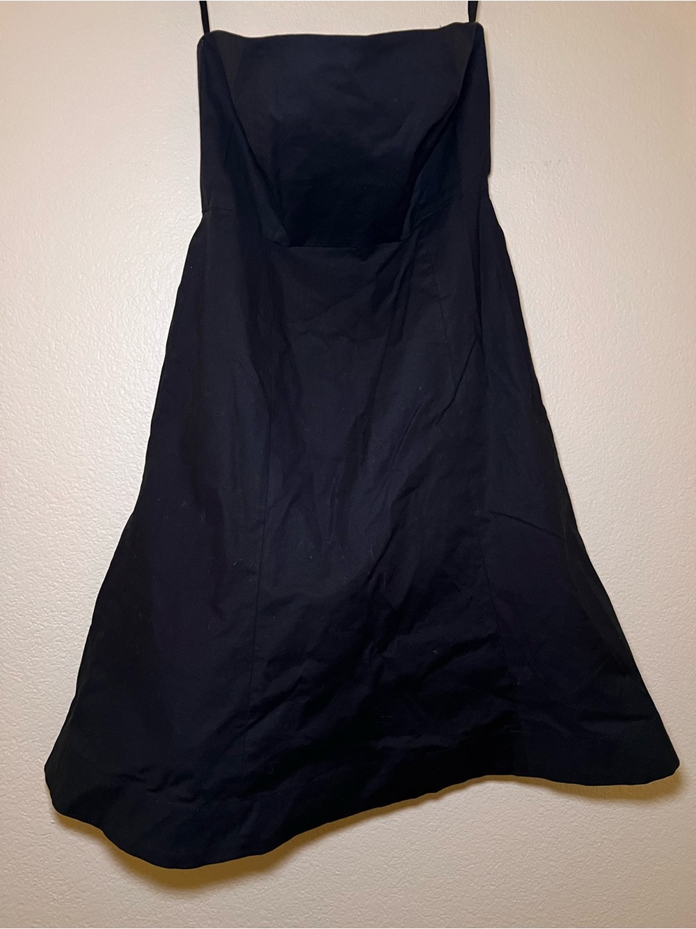 GAP Black Strapless A-Line Dress size 1
